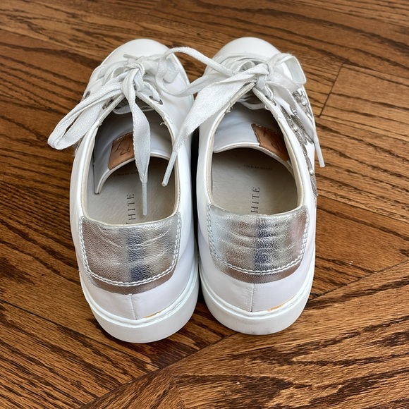 Ron White leather shoes, silver pearl detail, made in Italy, Euro 37 / US 6.5-7 - Picture 4 of 4